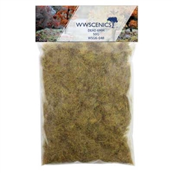 Peco WSG6-048 Static Grass 1/4" Fibers Dead 1.8oz