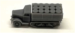 Phoenix Precision Models 30045 N Half-Track with Drum Load Resin Kit Undecorated