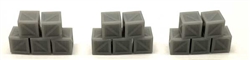 Phoenix Precision Models 31536 HO Stack of 5 3' Crates 3-D Printed Kit Type 1 pkg 3