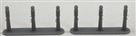Phoenix Precision Models 30590 N 1920s 1930s Gas Pump Islands Kit Unpainted Cast Resin pkg (2)