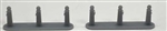 Phoenix Precision Models 30591 N 1930s 1940s Gas Pump Islands Kit Unpainted Cast Resin pkg (2)