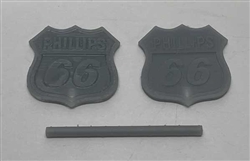 Phoenix Precision Models 30649 N Phillips 66 Gas Station Sign w/Pole Unpainted 3D Print