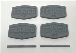 Phoenix Precision Models N Texaco Gas Station Signs 3-D Printed Kit Unpainted 2 Sets