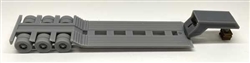 Phoenix Precision Models 31005 HO Lowboy Trailer with Hitch Kit Undecorated