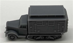 Phoenix Precision Models 31050 HO Half-Track Ambulance Kit With Closed Door Unpainted Cast Resin