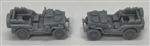 Phoenix Precision Models HO WWII Willys Jeep with Gerry Cans 3-D Printed Kit Unpainted pkg 2