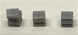 Phoenix Precision Models 31526 HO Short Pallet Stacks 3-D Printed Kit pkg 6