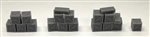 Phoenix Precision Models 31535 HO Crate Stack Assortment Undecorated 1 Each of 3 Styles & 1 Single 3' Crate