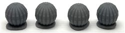 Phoenix Precision Models 31565 HO Assorted Barrel Cactus Large pkg 4