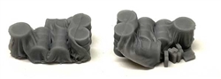 Phoenix Precision Models 31575 HO Dumped Fuel Oil Drums pkg (2)
