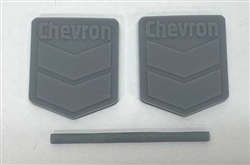 Phoenix Precision Models 31650 HO Chevron Gas Sign 3D Printed Kit Unpainted