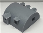 Phoenix Precision Models 31810 HO Quonset Hut Office with Glass 3-D Printed Parts Kit