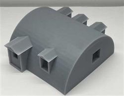 Phoenix Precision Models 31810 HO Quonset Hut Office with Glass 3-D Printed Parts Kit