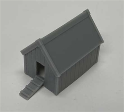 Phoenix Precision Models 32640 S Chicken Coop with Ramp 3D Printed Kit Unpainted