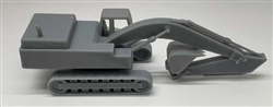 Phoenix Precision Models 33015 O Excavator/Backhoe 3-D Printed Kit Undecorated