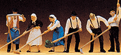 Preiser 10045 HO People Working Harvest Workers
