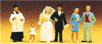 Preiser 10058 HO Wedding Participants Catholic pkg(6)