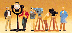 Preiser 10062 HO People Working TV/Movie Crew