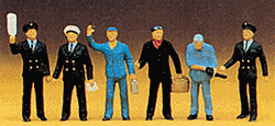 Preiser 10086 HO Railroad Personnel French Train Crewmen