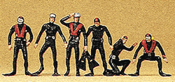 Preiser 10249 HO Recreation & Sports SCUBA Divers Pkg 6
