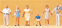Preiser 10284 HO Pedestrians Krause Family Walking