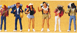 Preiser 10296 HO Recreation & Sports Young Travelers Backpacking