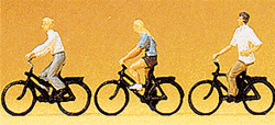 Preiser 10336 HO Sports & Recreation Cyclists Pkg 3