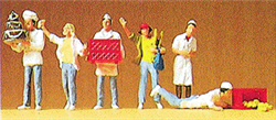 Preiser 10377 HO People Working Bakery