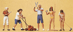 Preiser 10464 HO People Working Hobby Gardeners