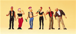 Preiser 10473 HO Pedestrians Punk Rockers Pkg 6