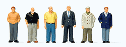 Preiser 10634 HO Standing Men Pkg 6