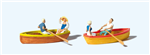 Preiser 10686 HO Rowboats w/Figures