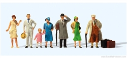Preiser 12446 HO Passers-By 1925-1930 pkg 7