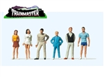 Preiser 14003 HO Pedestrians Boys & Girls pkg(6)