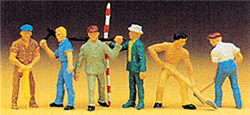 Preiser 14030 HO Road workers 6/