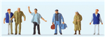 Preiser 14046 HO Passengers Travelers Aid w/Travelers