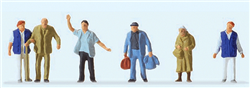 Preiser 14046 HO Passengers Travelers Aid w/Travelers