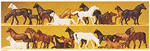 Preiser 14407 HO Animals Horses Pkg 26