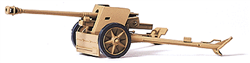Preiser 16535 HO Former German Army WWII Artillery PAK 40 7.5cm Anti-Tank Gun Gun Only Gun Crew #590-16539 sold separately