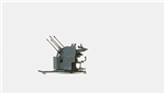 Preiser 16582 HO Former German Army WWII Anti-Aircraft Gun 2cm Flakvierling 38 w/Trailer SdAnh 52 Unpainted