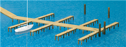 Preiser 17315 HO Marina Docks Kit
