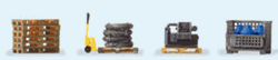 Preiser 17704 HO Assorted Pallets w/Loads
