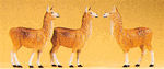 Preiser 20389 HO Animals Llamas Pkg 3