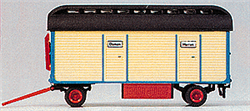 Preiser 21025 HO Modern Circus Wagon Assembled Toilets Krone