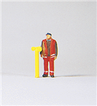 Preiser 28030 HO Individual Figure Working People Safety Guard