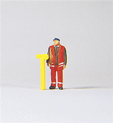 Preiser 28030 HO Individual Figure Working People Safety Guard