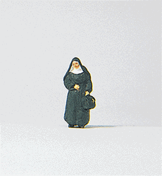 Preiser 28056 HO Individual Figure Pedestrians Nun