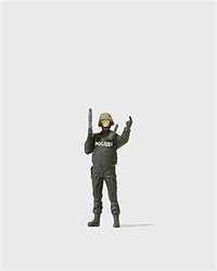 Preiser 28088 HO Individual Figures Emergency Personnel Task Force Officer