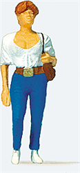 Preiser 28123 HO Pedestrian Young Lady