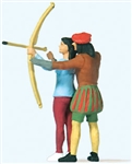 Preiser 28219 HO Archery Instructor w/Student Pkg 2